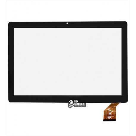 Тачскрін (сенсорний екран, сенсор) для китайського планшету 10.1, 50 pin, с маркировкой TPC0336 VER1.0, для Yarvik Xenta 10ic, размер 246*158 мм, черный
