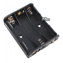 Отсек для батарей 3xAA плоский с контактами под пайку GNI0052