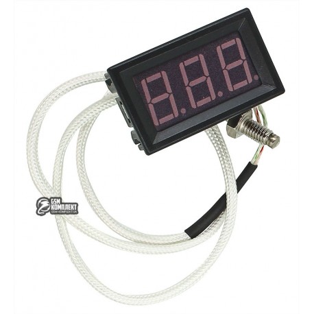 Термометр XH-B310 цифровой встраиваемый от -30 °C, до 800 °C, с термопарой К-типа