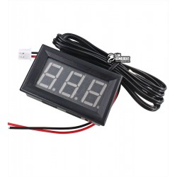 Термометр в корпусе, встраиваемый с выносной термопарой, зеленый