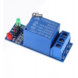 Одноканальный релейный модуль для ARDUINO контроллеров 5V