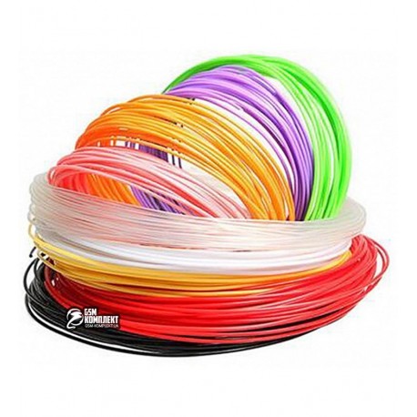 Пластик для 3D ручки, MyRiwell ABS filament 20 цветов по 5 метров Пластик для 3D ручки, MyRiwell ABS filament 20 цветов по 5 метров