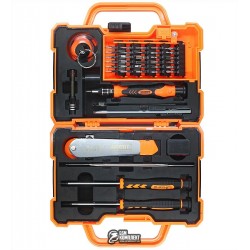 Набір інструментів JAKEMY JM-8139 ручка, 35 біт, подовжувач, пінцет, ніж, викрутки +1.2, пенталоб 0.8