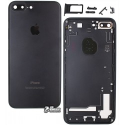 Корпус для Apple iPhone 7 Plus, черный, матовый, Black Matte