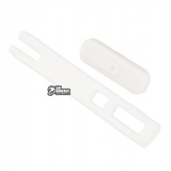 Пластик кнопки блокировки телефона для Nokia X6-00, белый Пластик кнопки блокировки телефона для Nokia X6-00, белый