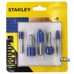 Набор абразивных насадок STANLEY шлифовальной машинки, 5шт