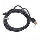 Кабель Lightning - USB, Hoco X13 Easy charged, круглый, 3 метра, черный