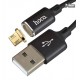 Кабель Micro-USB - USB, Hoco U28 Magnetic adsorption, магнитный, черный