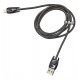Кабель Lightning - USB, Hoco U30 Shadow Knight, серый
