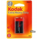 Батарейка Kodak Extra Heavy duty, 6F22 1 шт, крона