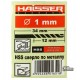 Сверло по металу HAISSER HSS 1.0 мм