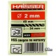 Сверло по металу HAISSER HSS 2.0 мм