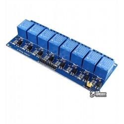 Восьмиканальный релейный модуль для ARDUINO контроллеров 12V