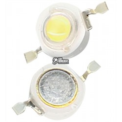 Светодиод 3W холодный-белый (6000-6500K) BRILLIANT