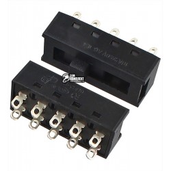 Переключатель XC-2410 для фена, вытяжки 4 позиции ползунковый