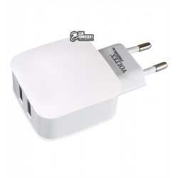 Зарядное устройство Voltex VLT-9240, 3.1А, 2USB, белое