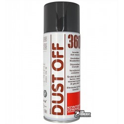 Стисле повітря DUST OFF 360 використання уверх дном (200 мл)