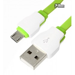Кабель Micro USB, Ldnio плоский, 1метр 2.1А