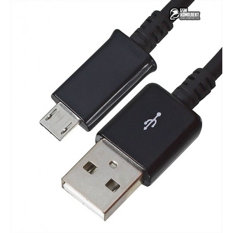 Кабель Micro-USB - USB, універсальний, чорний