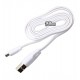Кабель Micro Usb, Voltex плоский, 1 метр, разные цвета