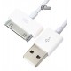 USB дата-кабель для Apple iPhone 2G, iPhone 3G, iPhone 3GS, iPhone 4, iPhone 4S; планшетов Apple iPad, iPad 2, iPad 3; MP3-плеер