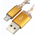 Кабель Micro-USB - USB, з підсвіткою