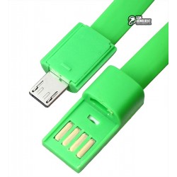 Кабель-браслет Micro Usb, цветной, 20см