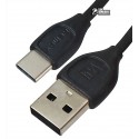 Кабель Type-C - USB, Remax RC-050a Lesu, до 1,5 Ампера, 1м