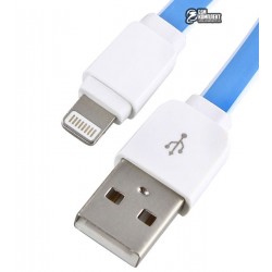 Кабель Lightning - USB, Ldnio XS-07A плоский 1м, 2.1A білий Кабель Lightning - USB, Ldnio XS-07A плоский 1м, 2.1A білий