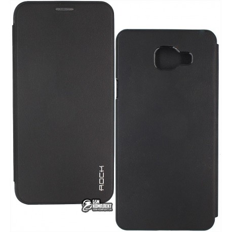 Чехол Rock Touch Flip для Samsung A7100 Galaxy A7(2016), A710F, A710FD, A710M, A710Y, черный