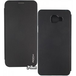 Чехол для Samsung A910 Galaxy A9 (2016), Rock Touch Series Flip, черный Чехол для Samsung A910 Galaxy A9 (2016), Rock Touch Series Flip, черный