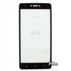 Закаленное защитное стекло для Xiaomi Redmi Note 4X, 0,26 мм 9H, 3D Glass, черное Закаленное защитное стекло для Xiaomi Redmi Note 4X, 0,26 мм 9H, 3D Glass, черное