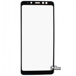 Закаленное защитное стекло для Samsung A730 Galaxy A8 Plus (2018), 2,5D, 0,26 мм 9H, черное
