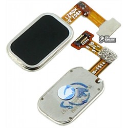 Шлейф для Meizu MX4 Pro 5.5", черный, кнопки меню, с компонентами