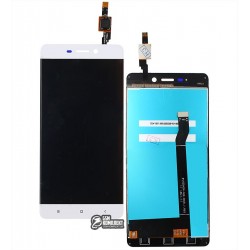 Дисплей для Xiaomi Redmi 4, белый, с сенсорным экраном, original (PRC)