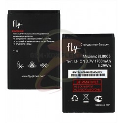 Акумулятор (акб) BL8006 для Fly DS133, (Li-ion 3.7V 1450mAh), original, #B2840F0005 Акумулятор (акб) BL8006 для Fly DS133, (Li-ion 3.7V 1450mAh), original, #B2840F0005