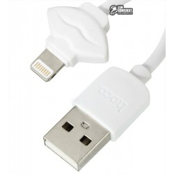 Кабель Lightning - USB, Hoco X17 в колбе, белый