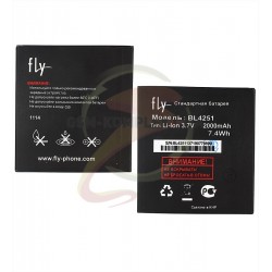 Акумулятор (акб) BL4251 для Fly IQ450, IQ450Q, (Li-ion 3.7V 2000mAh), original, #P104-F39000-010/P104-E67001-010 Акумулятор (акб) BL4251 для Fly IQ450, IQ450Q, (Li-ion 3.7V 2000mAh), original, #P104-F39000-010/P104-E67001-010