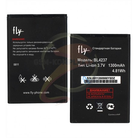 Аккумулятор BL4237 для Fly IQ245, IQ430 Evoke, оригинал, (Li-ion 3.7V 1800mAh),