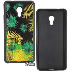 Чехол защитный для Meizu M5s с плавающими блестками, силиконовый