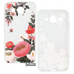 Чехол защитный для Huawei Ascend Y3-2017, силиконовый, цветы Чехол защитный для Huawei Ascend Y3-2017, силиконовый, цветы