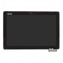 Дисплей для планшетов Asus ZenPad 10 Z300CNL, ZenPad 10 Z300M, черный, с рамкой, с сенсорным экраном (дисплейный модуль), желтый шлейф, FT5826SMW/TV1