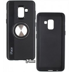 Чехол защитный iFace для Samsung A530 Galaxy a8 2018, силиконовый, с кольцом держателем