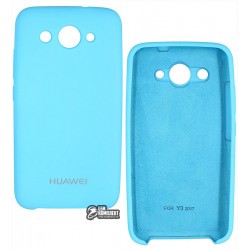 Чехол Soft Touch Huawei Y3-2017 голубой Чехол Soft Touch Huawei Y3-2017 голубой