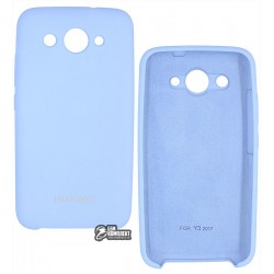 Чехол Soft Touch Huawei Y3-2017 светло синий Чехол Soft Touch Huawei Y3-2017 светло синий