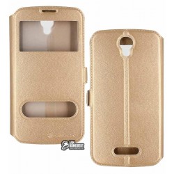 Чехол книжка Nillkin для Doogee X6, золотая