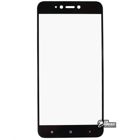 Закаленное защитное стекло для Xiaomi Redmi Note 5A, 0,26 мм 9H, 2.5D, черное