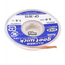 Лента-оплетка Goot CP-3015, original ш. 3,0 мм, д. 1,5 м