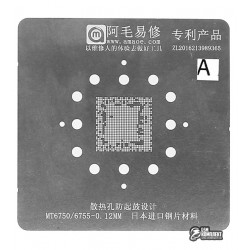 Amaoe BGA трафарет MTK MT6750/6755 0.12mm