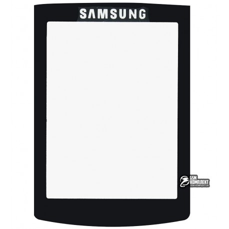 Стекло корпуса для Samsung G600, черный
